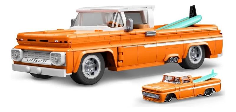 ミニカー Mattel Brick Shop Hot Wheels Custom 62 Mattel Brick Shop Hot Wheels Elite Custom 62 Chevy Pickup